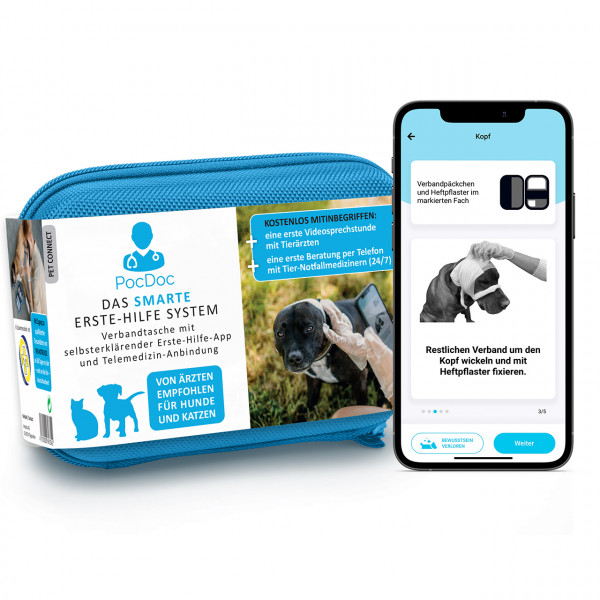 Erste-Hilfe für Hunde und Katzen (PocDoc Pet Connect)